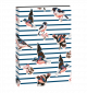 Journal Flexi -  Birds with Stripes