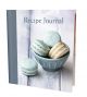 Recipe Journal Small - Blue Macarons