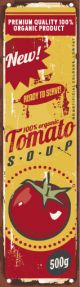 Tasseled Bookmark TOMATO SOUP 